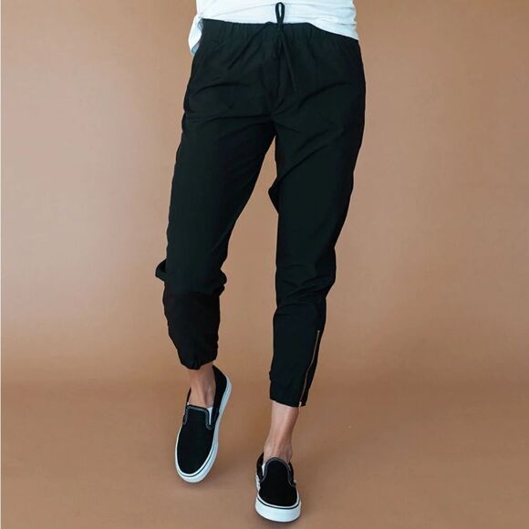 Albion jetsetter drawstring jogger pants black xxl petite Gorpcore outdoor - Picture 2 of 8